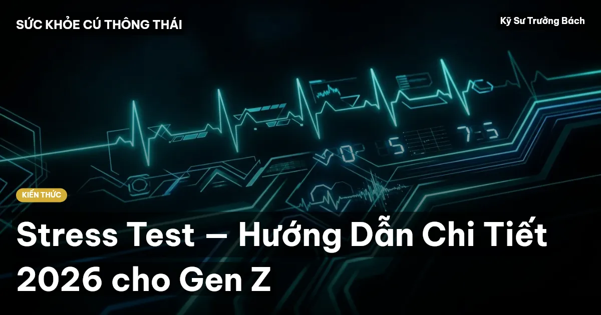 Stress Test — Hướng Dẫn Chi Tiết 2026 cho Gen Z