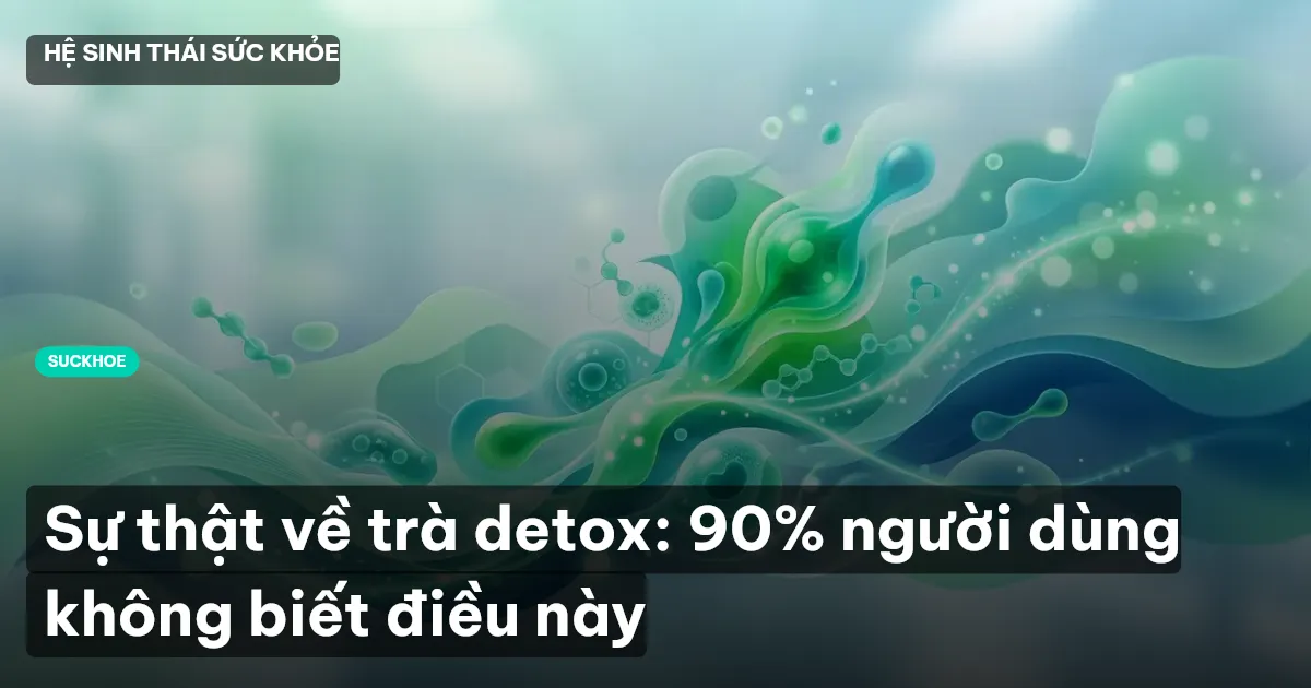 Sự thật về trà detox: 90% người dùng không biết điều này