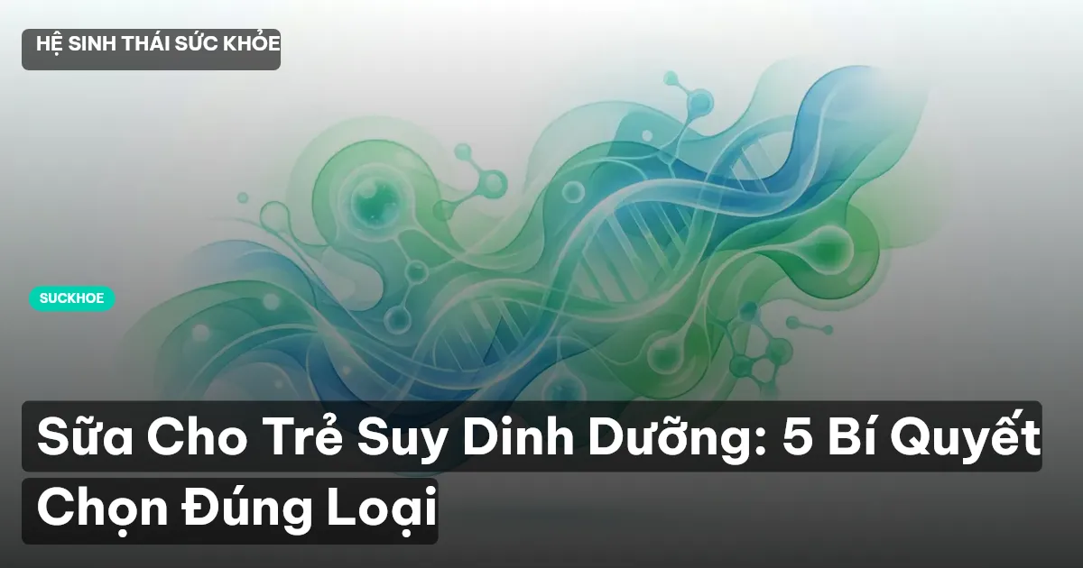 sữa cho trẻ suy dinh dưỡng