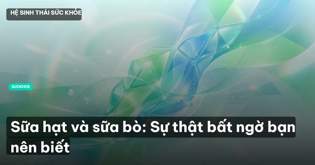 sữa hạt