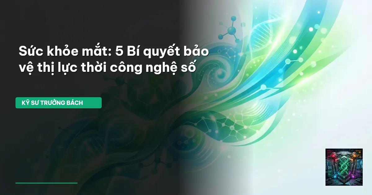 sức khỏe mắt