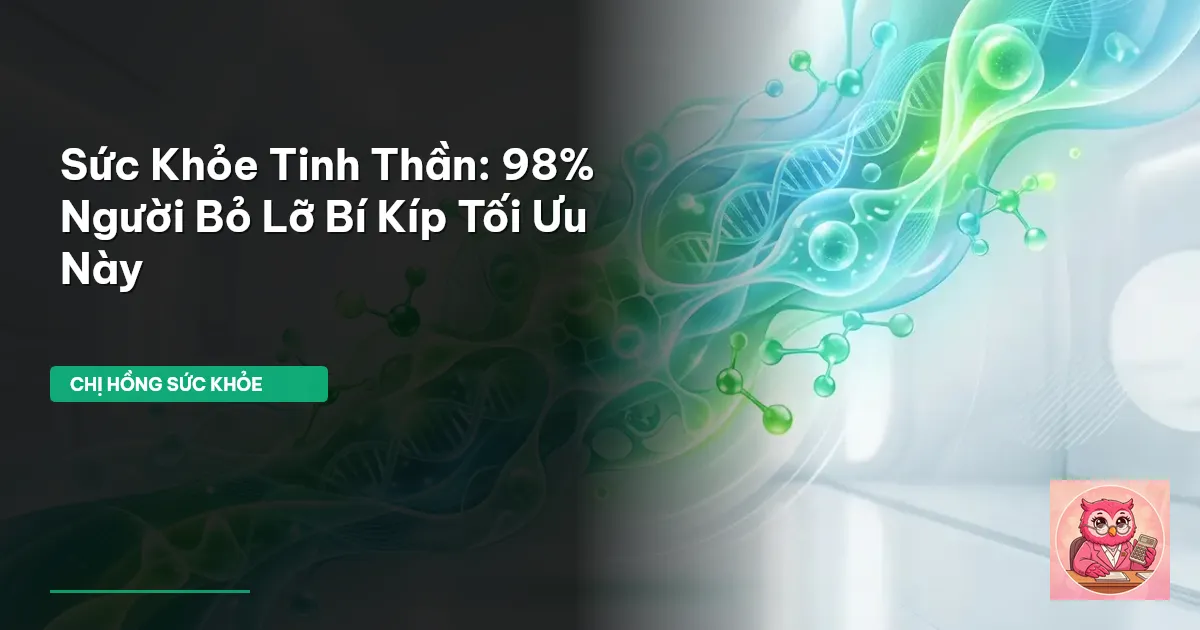 sức khỏe tinh thần