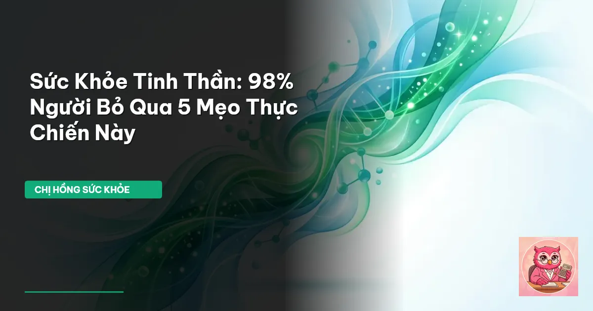 sức khỏe tinh thần