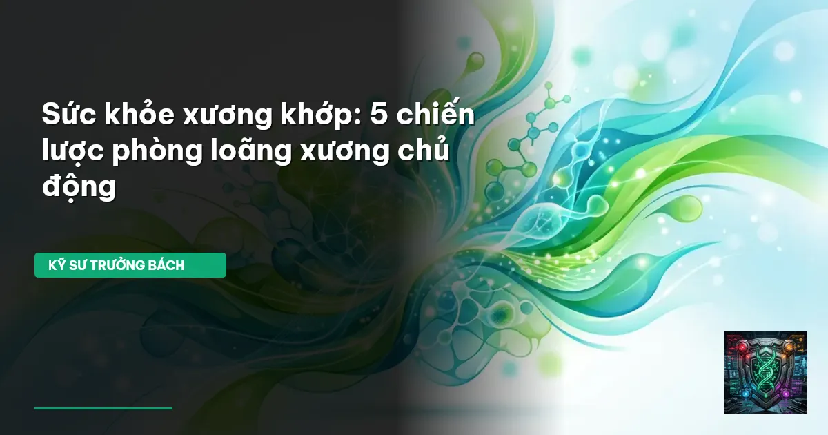 sức khỏe xương khớp