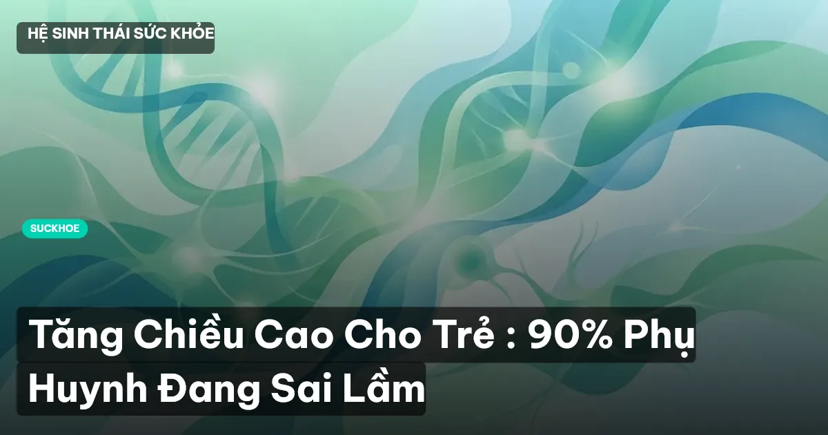 tăng chiều cao cho trẻ