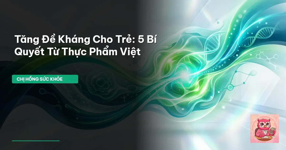tăng đề kháng cho trẻ