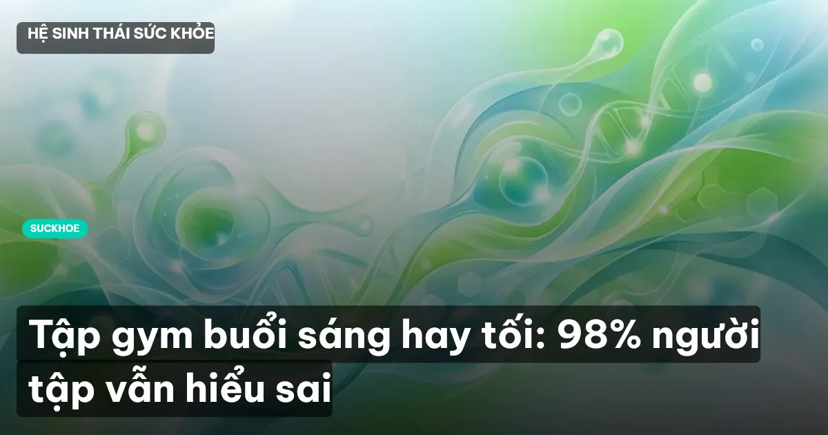 Tập gym buổi sáng hay tối: 98% người tập vẫn hiểu sai