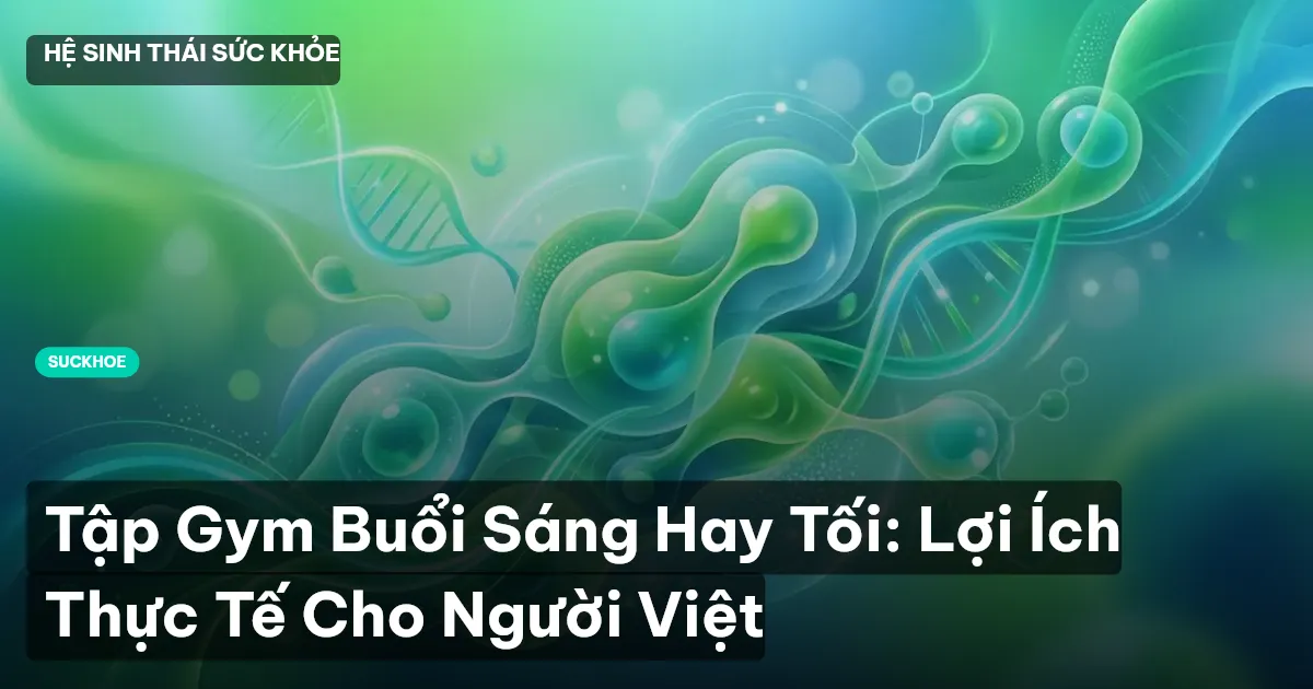 Tập Gym Buổi Sáng Hay Tối: Lợi Ích Thực Tế Cho Người Việt