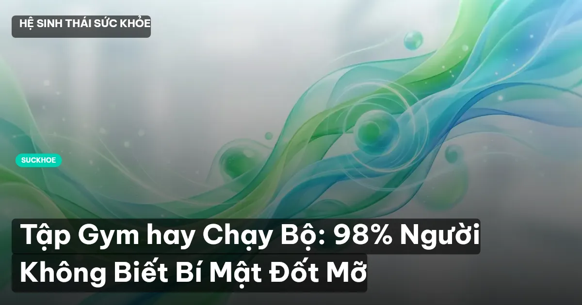 Tập Gym hay Chạy Bộ: 98% Người Không Biết Bí Mật Đốt Mỡ