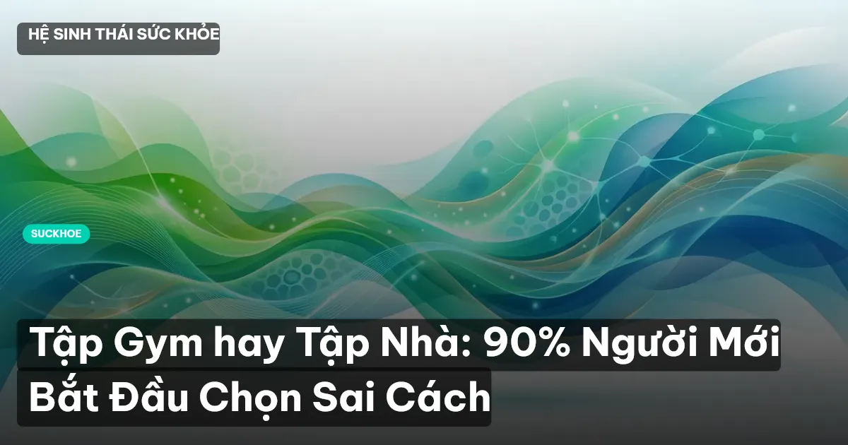 Tập Gym hay Tập Nhà: 90% Người Mới Bắt Đầu Chọn Sai Cách