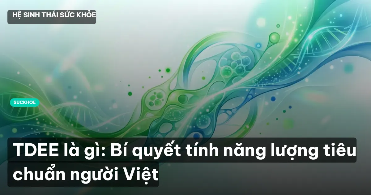 TDEE là gì: Bí quyết tính năng lượng tiêu chuẩn người Việt