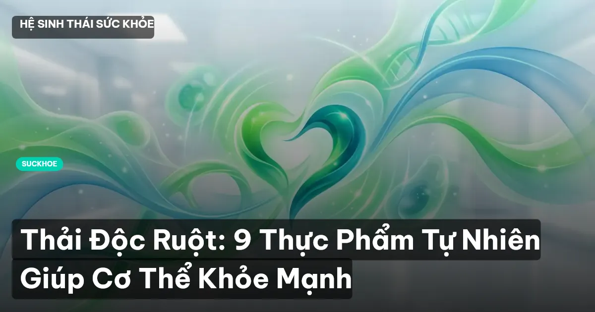 Thải Độc Ruột: 9 Thực Phẩm Tự Nhiên Giúp Cơ Thể Khỏe Mạnh