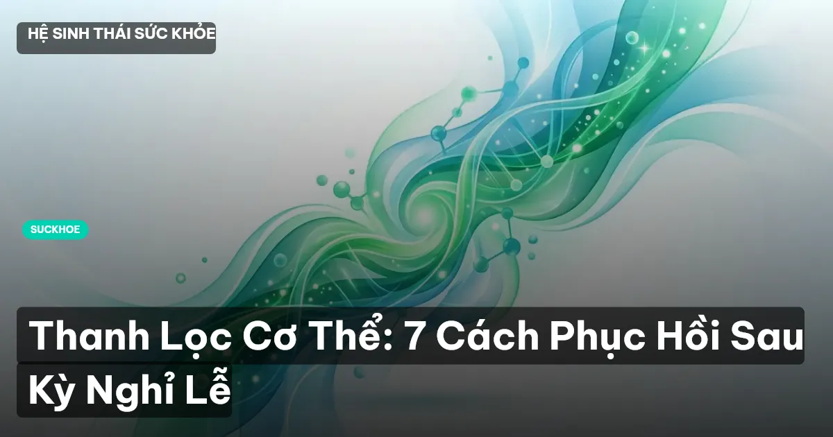 thanh lọc cơ thể