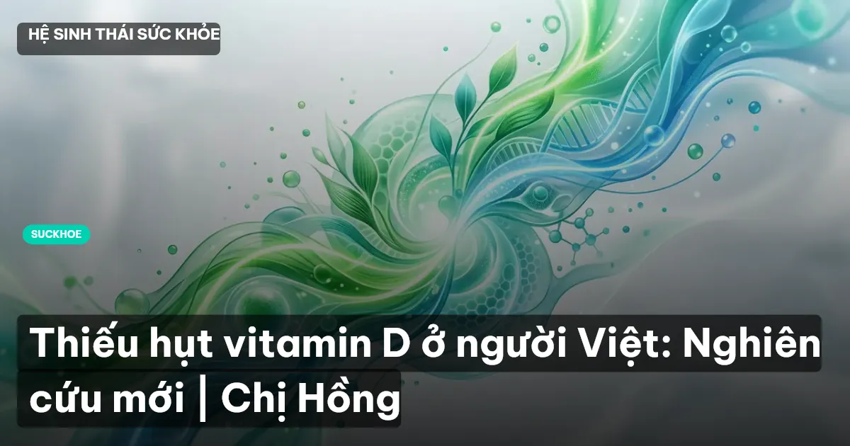 thiếu vitamin D ở người Việt