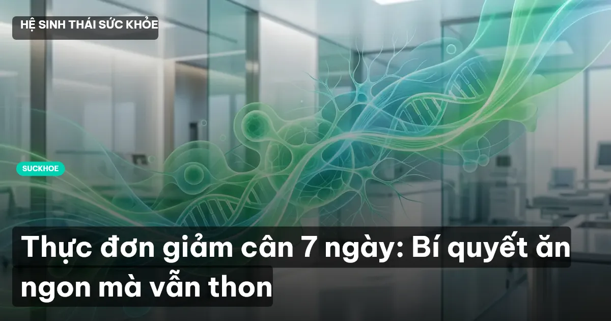 Thực đơn giảm cân 7 ngày: Bí quyết ăn ngon mà vẫn thon