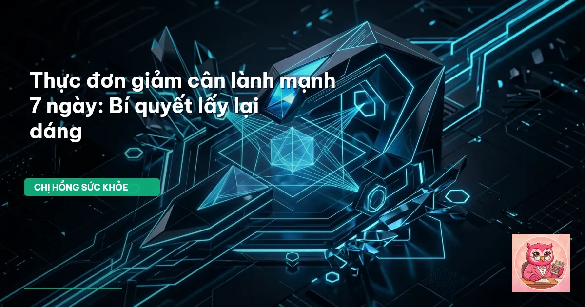 thực đơn giảm cân