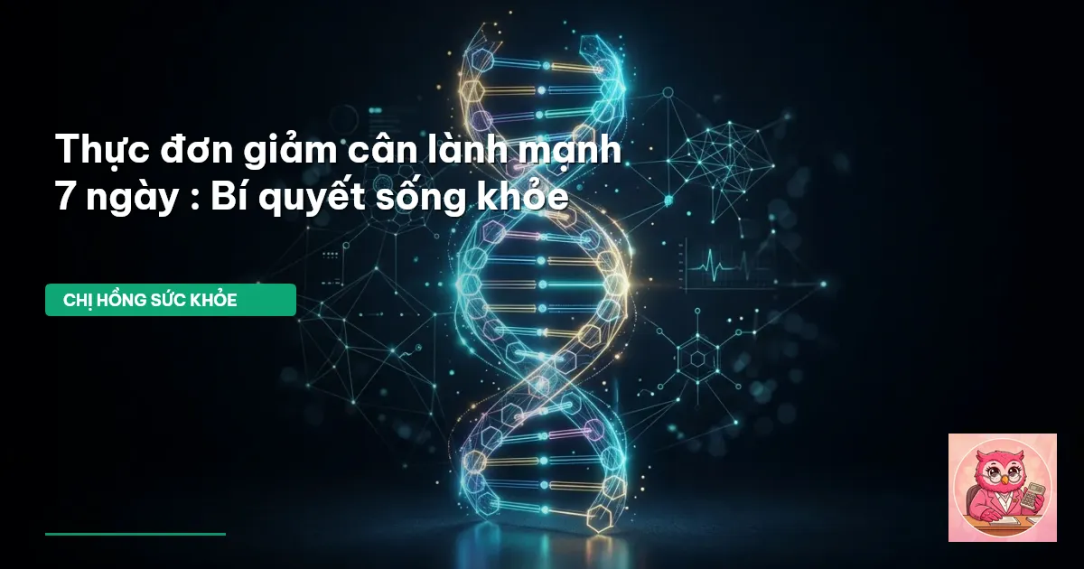thực đơn giảm cân