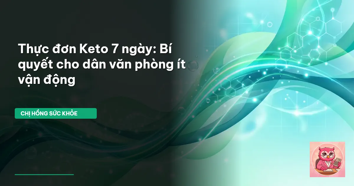 thực đơn keto