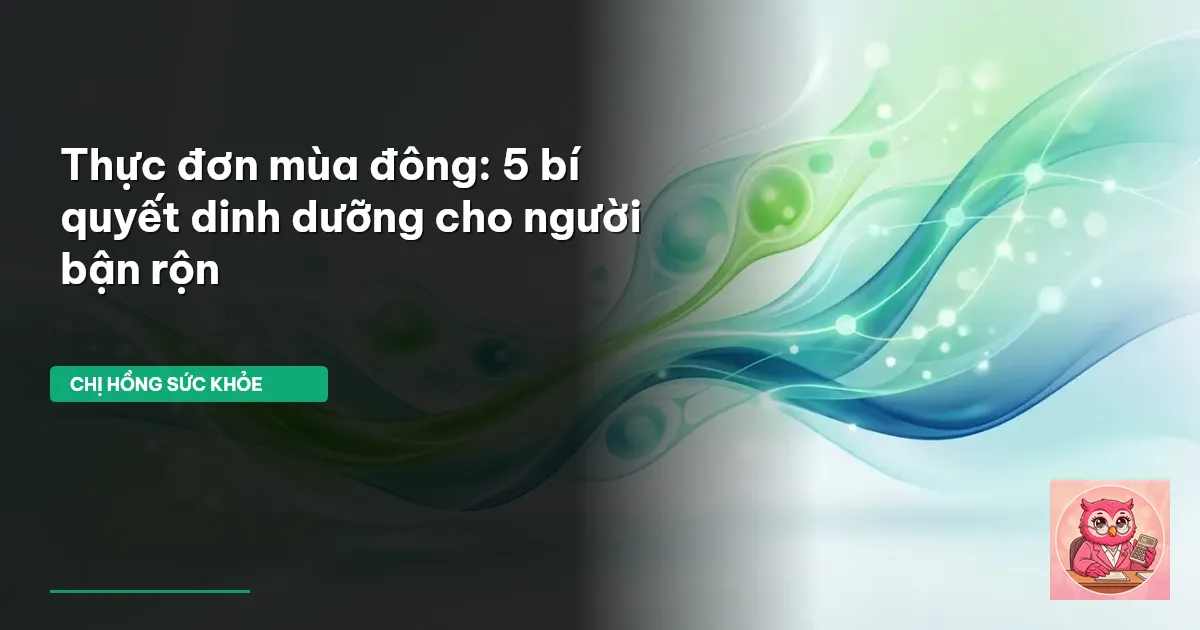 thực đơn mùa đông