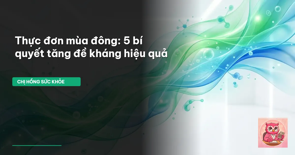 thực đơn mùa đông