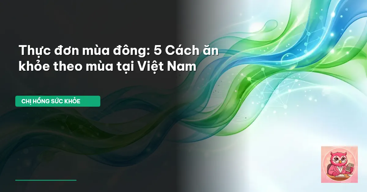 thực đơn mùa đông