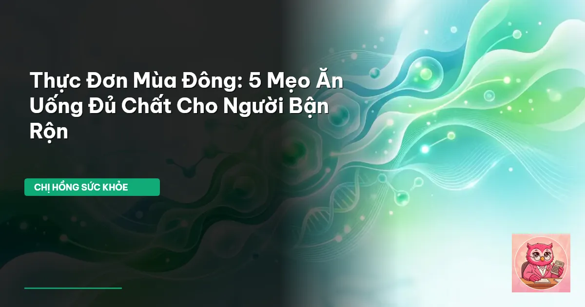 thực đơn mùa đông