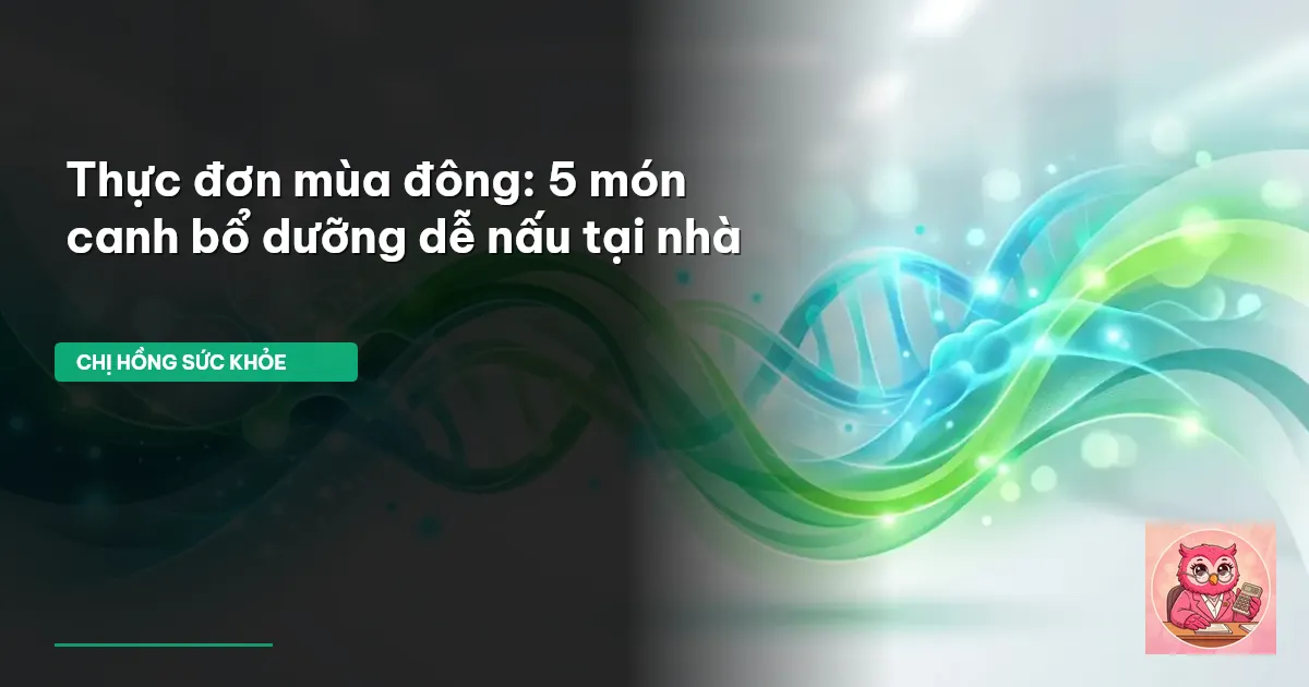 thực đơn mùa đông