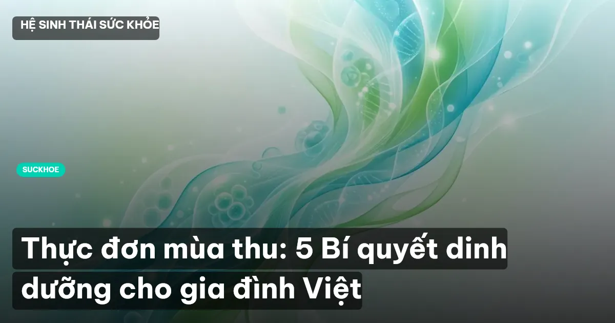 thực đơn mùa thu