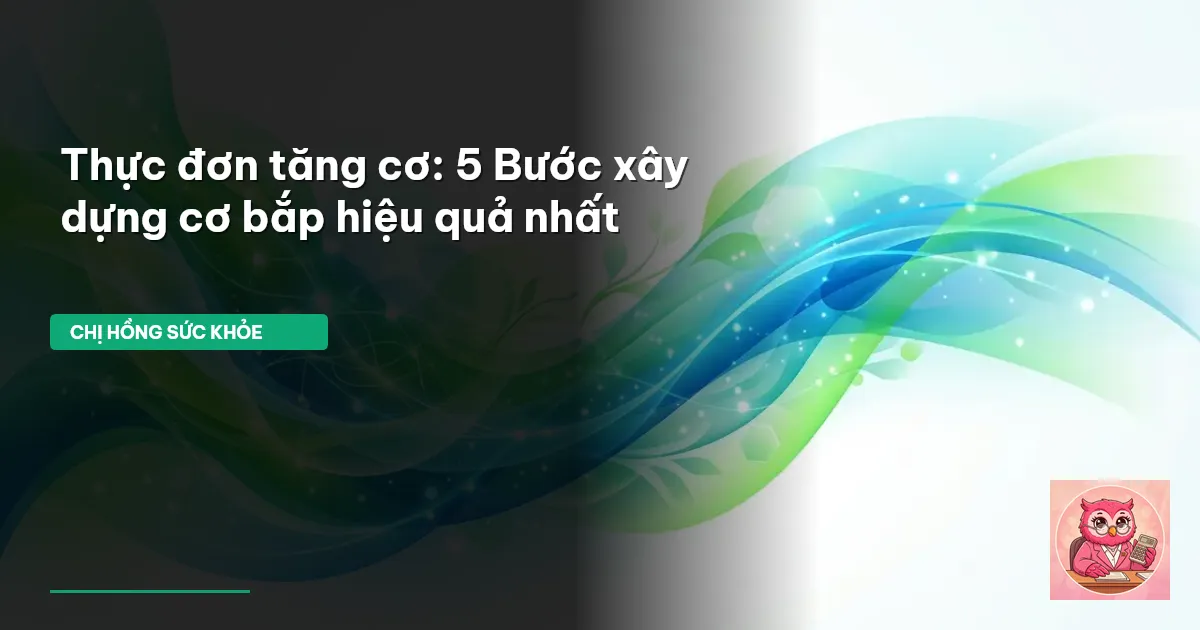 thực đơn tăng cơ