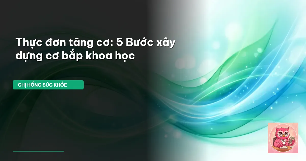 thực đơn tăng cơ