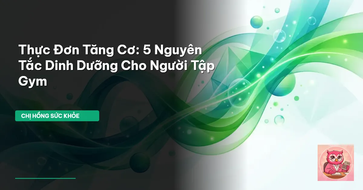 thực đơn tăng cơ