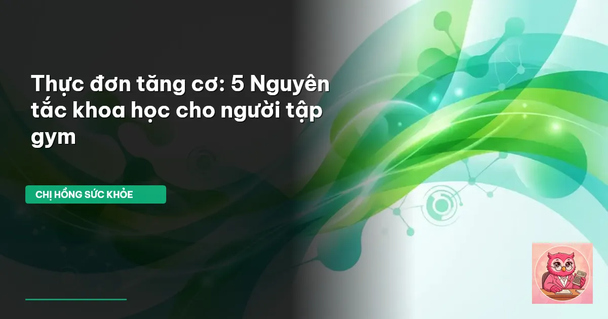 thực đơn tăng cơ