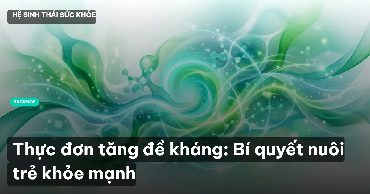 tăng đề kháng cho trẻ