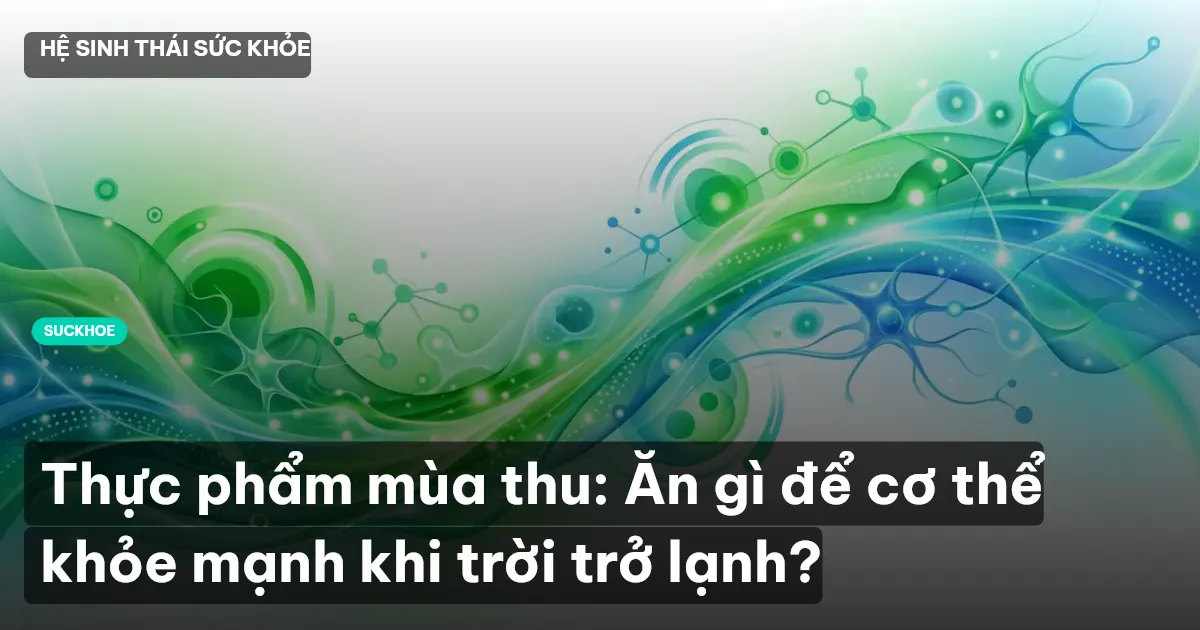 thực phẩm mùa thu