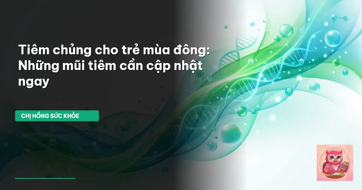 tiêm chủng cho trẻ