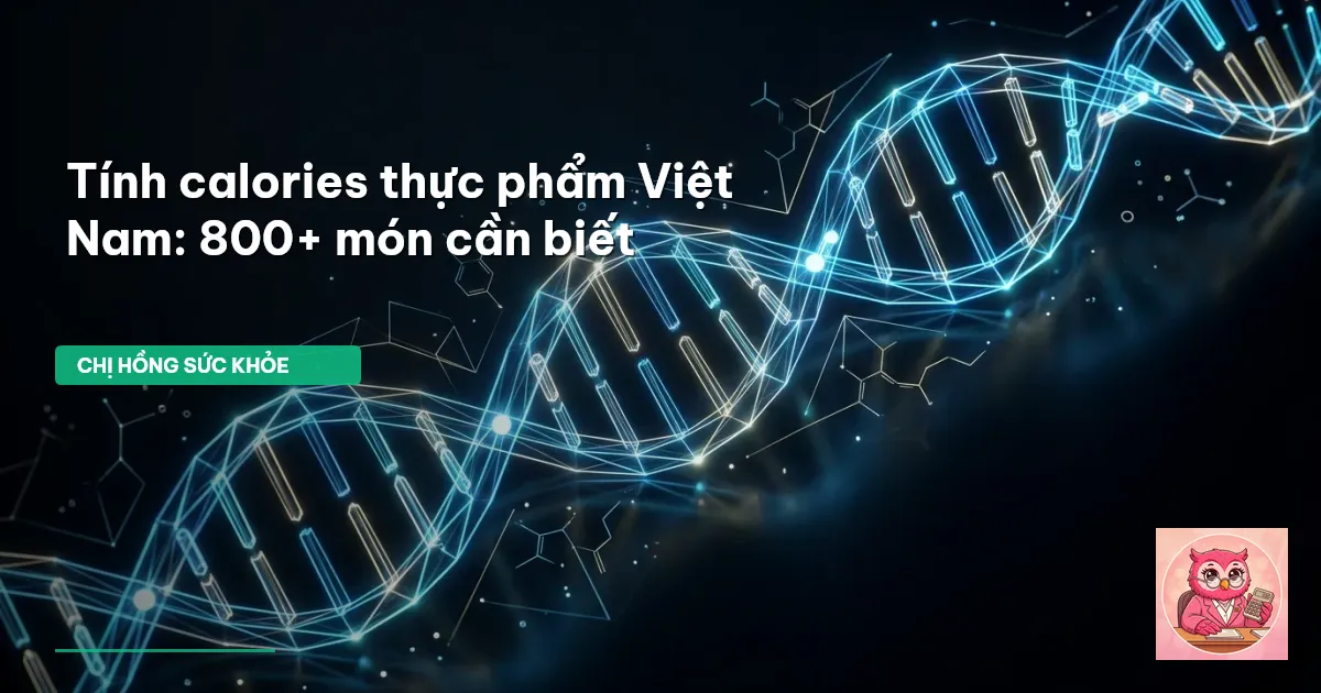 tính calories thực phẩm