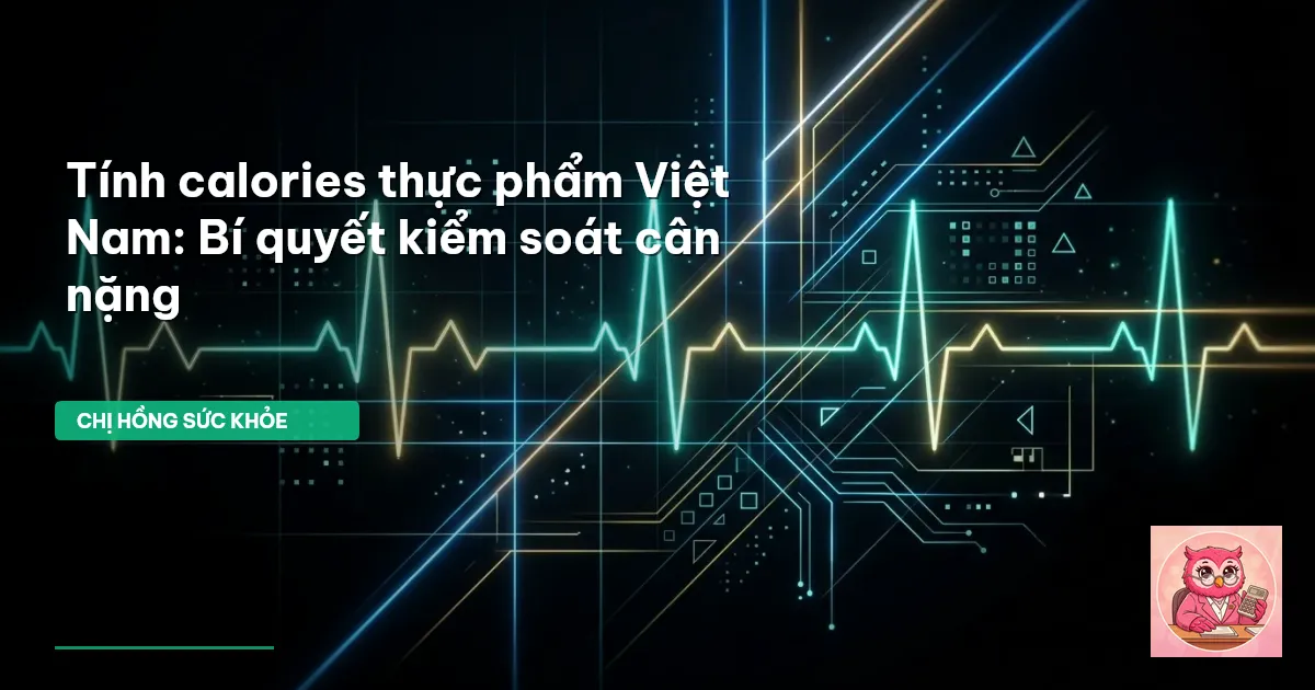 tính calories thực phẩm việt nam