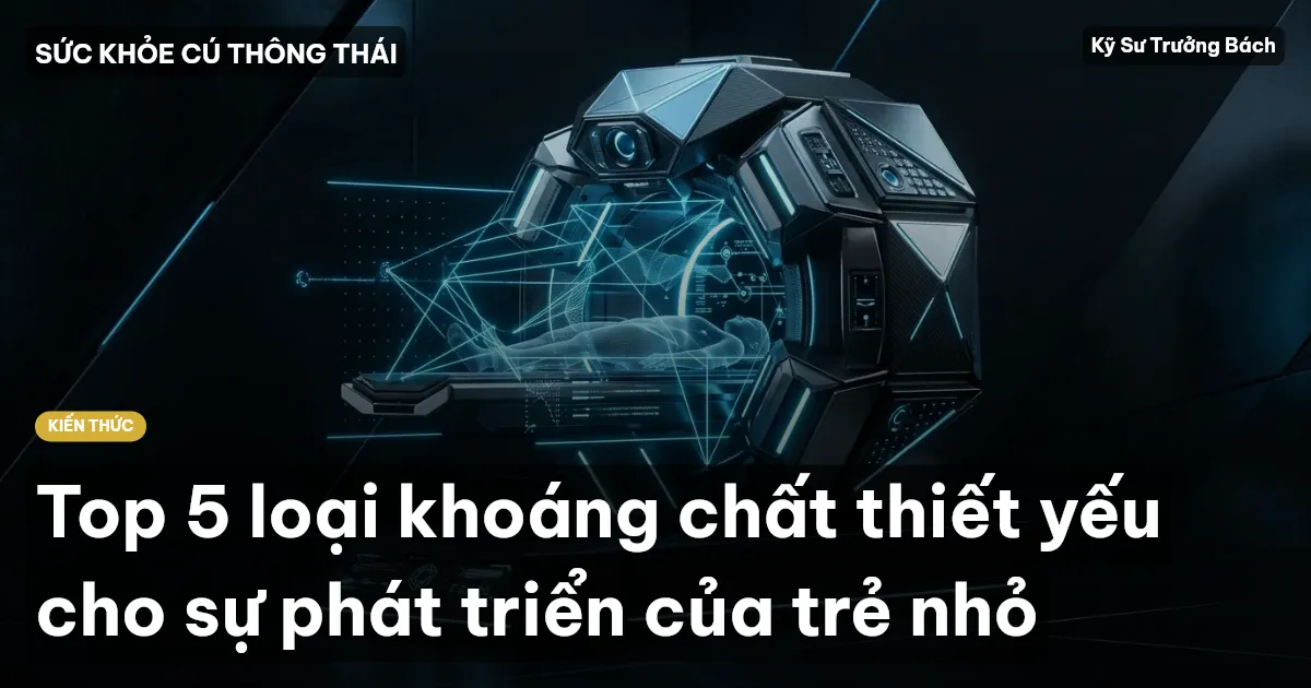 Top 5 loại khoáng chất thiết yếu cho sự phát triển của trẻ nhỏ