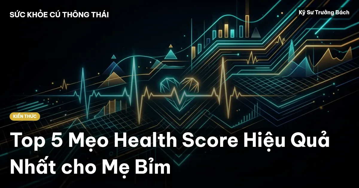 Top 5 Mẹo Health Score Hiệu Quả Nhất cho Mẹ Bỉm