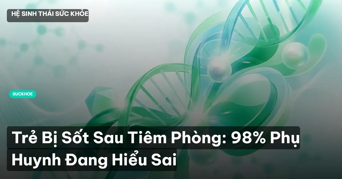 Trẻ Bị Sốt Sau Tiêm Phòng: 98% Phụ Huynh Đang Hiểu Sai
