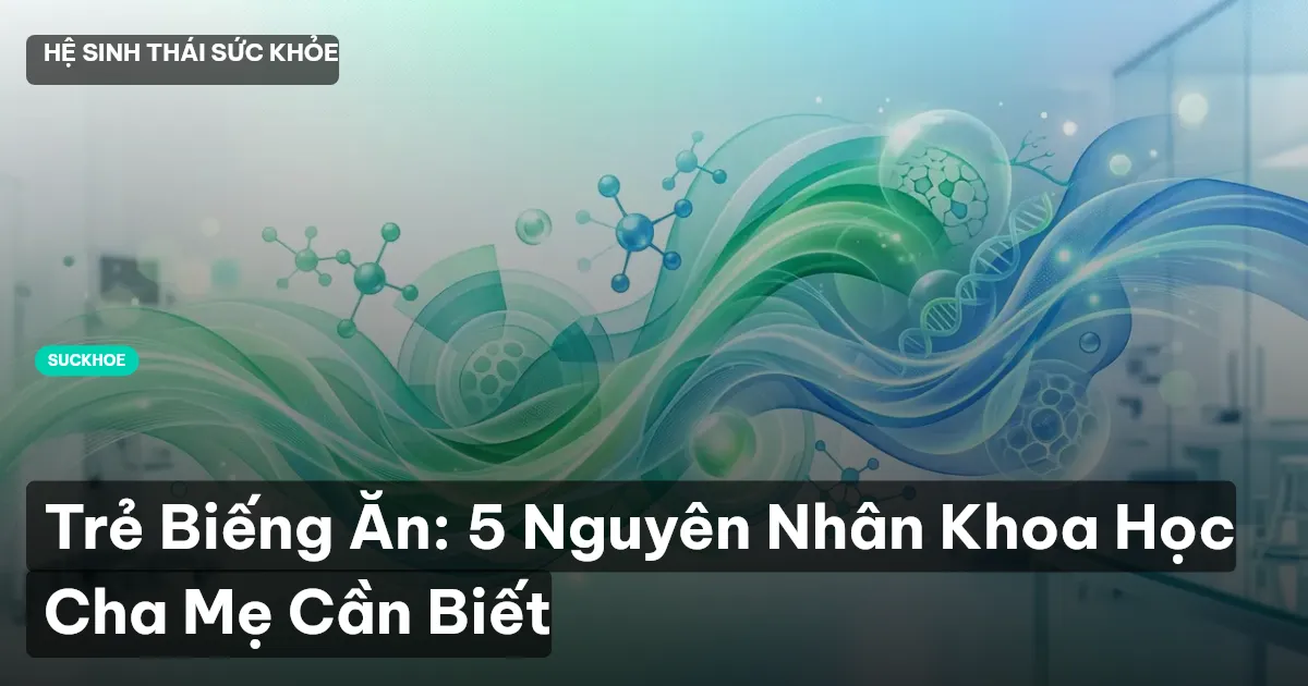 Trẻ Biếng Ăn: 5 Nguyên Nhân Khoa Học Cha Mẹ Cần Biết