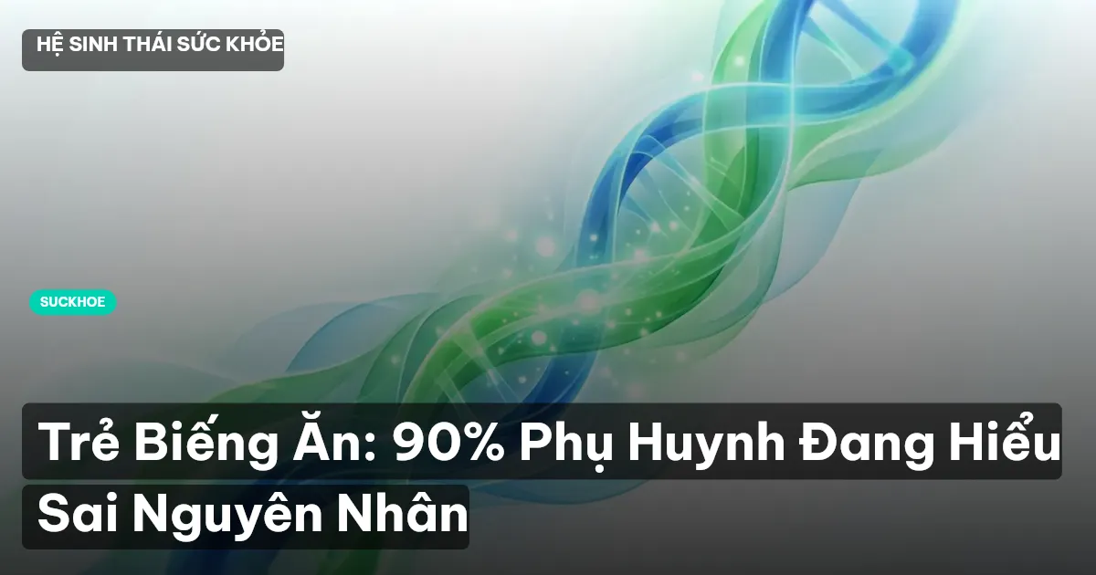 Trẻ Biếng Ăn: 90% Phụ Huynh Đang Hiểu Sai Nguyên Nhân
