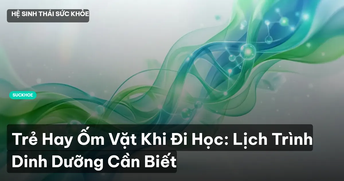 trẻ hay ốm vặt