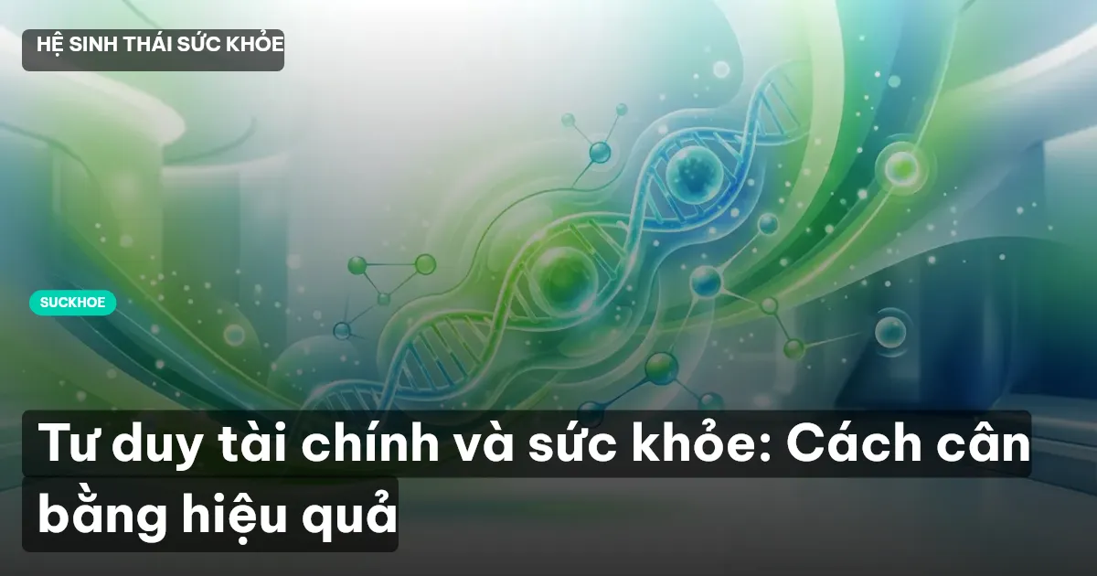 Tư duy tài chính và sức khỏe: Cách cân bằng hiệu quả