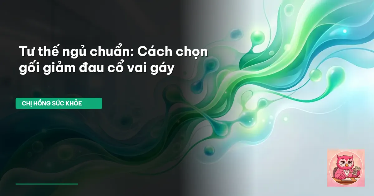 tư thế ngủ chuẩn