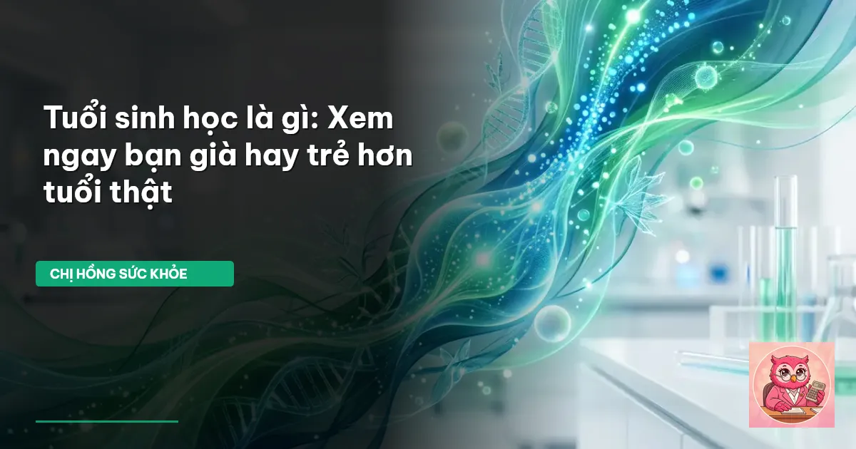 tuổi sinh học là gì