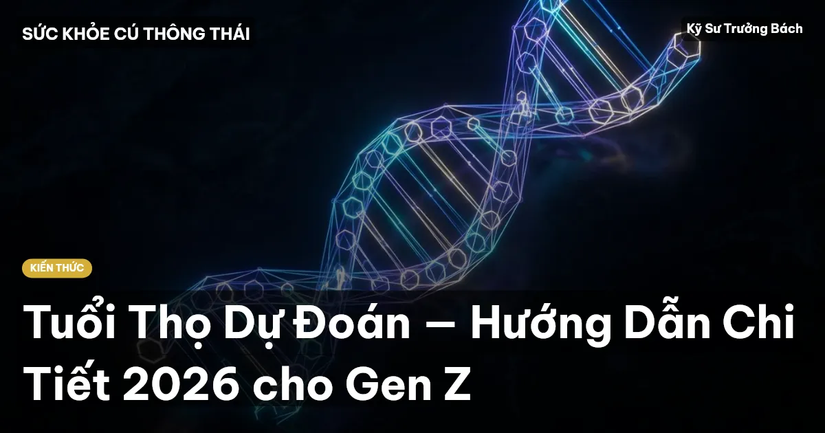 Tuổi Thọ Dự Đoán — Hướng Dẫn Chi Tiết 2026 cho Gen Z