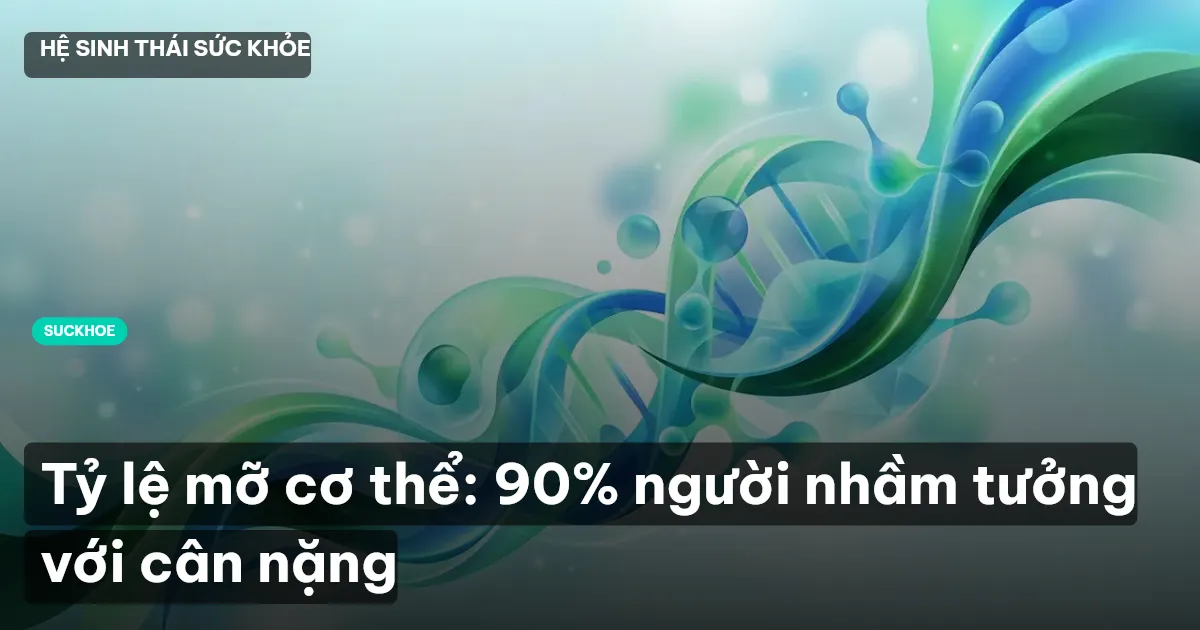 Tỷ lệ mỡ cơ thể: 90% người nhầm tưởng với cân nặng
