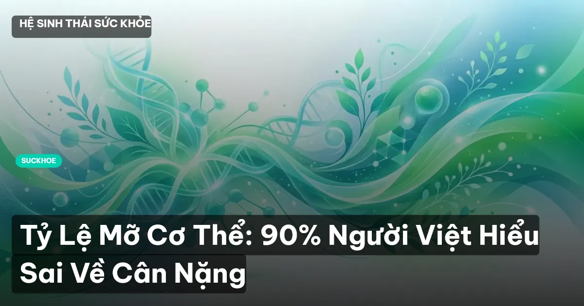 Tỷ Lệ Mỡ Cơ Thể: 90% Người Việt Hiểu Sai Về Cân Nặng