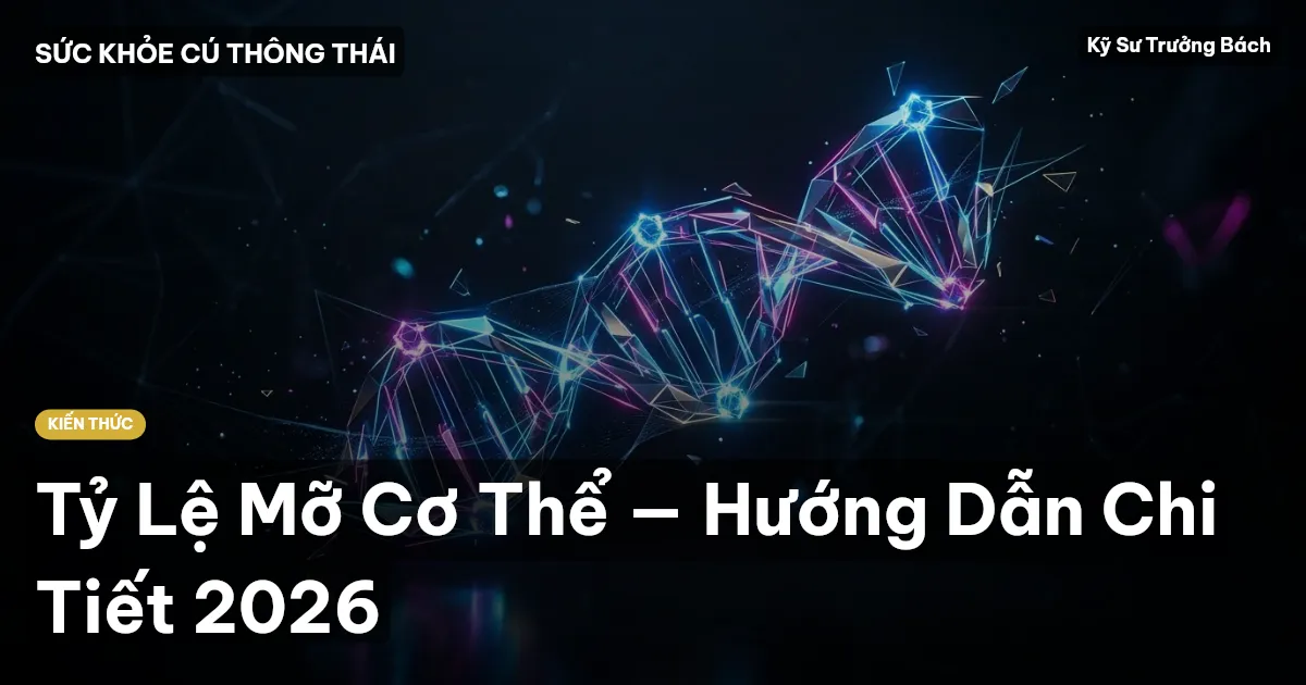 Tỷ Lệ Mỡ Cơ Thể — Hướng Dẫn Chi Tiết 2026